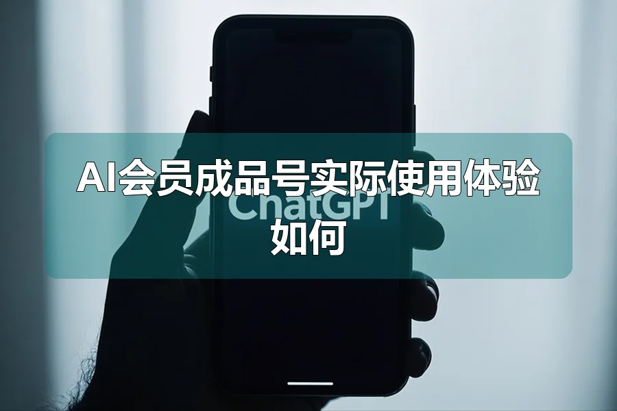 AI会员成品号实际使用体验如何